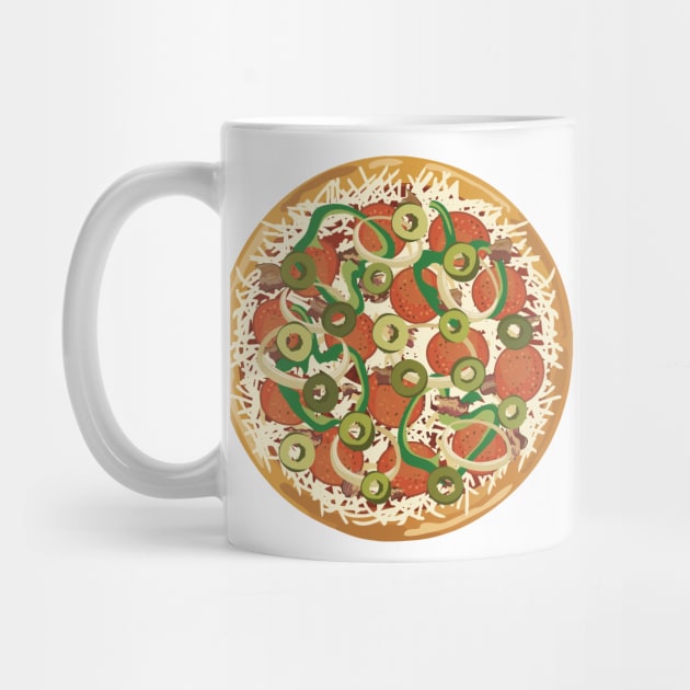 Cartoon Pizza by SWON Design